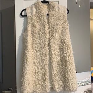 Anthropologie fuzzy vest